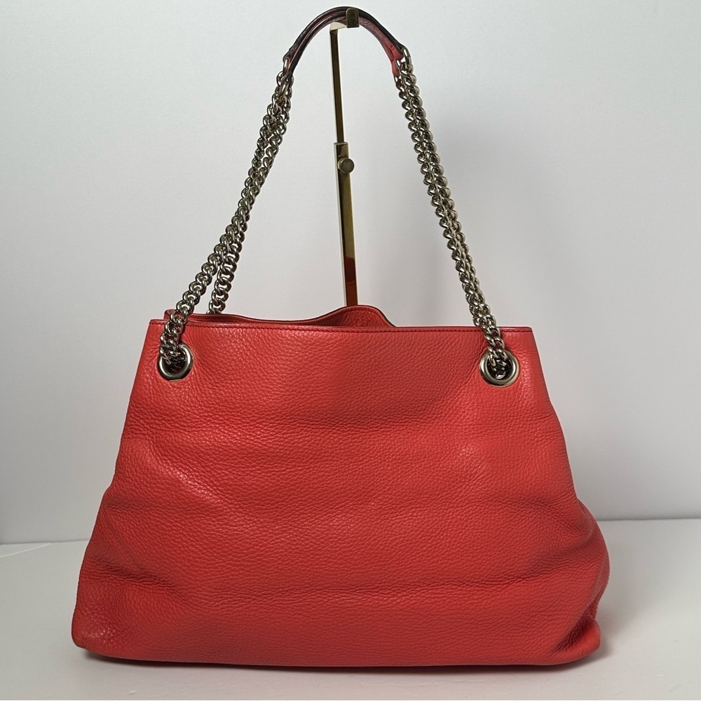 💯Authentic Gucci Soho Hobo Leather Chain Shoulder Bag🍀 - Picture 4 of 13